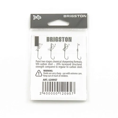 Крючок Brigston Aberdeen BN №12 ( уп. 8 шт.)