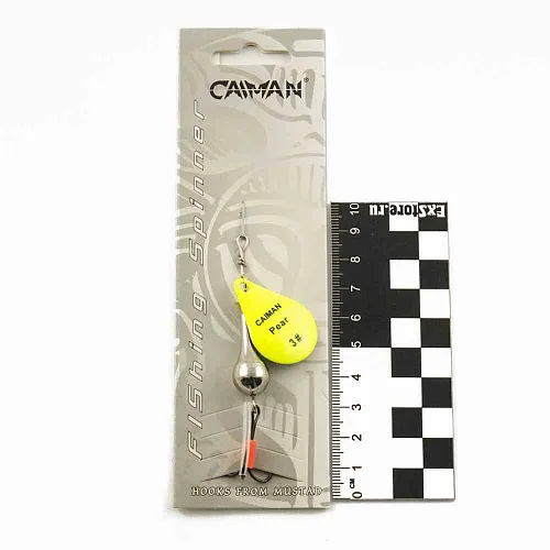 Блесна вращающаяся Caiman Pear 12гр #3 цвет CA92 (5шт в упак.)