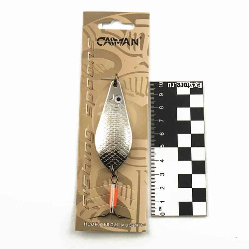 Блесна колеблющаяся Caiman Atom 15гр 6,8см цвет CN01 (5шт в упак.)