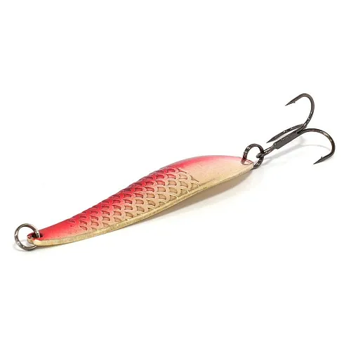 Блесна колеблющаяся Profilux Нерка 24гр серебро красная чешуя (5 шт в упак.)