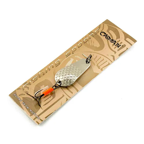 Блесна колеблющаяся Caiman Satir 11гр 3,5см цвет CN01 (5шт в упак.)