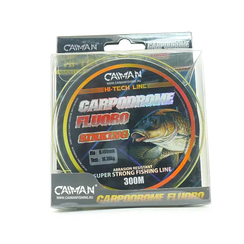 Леска Caiman Carpodrome Fluoro yellow 300м 0,405мм 