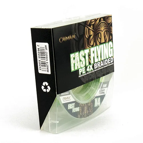 Шнур Caiman Fast flying 4PE 0,23 мм 150 м Green 215531