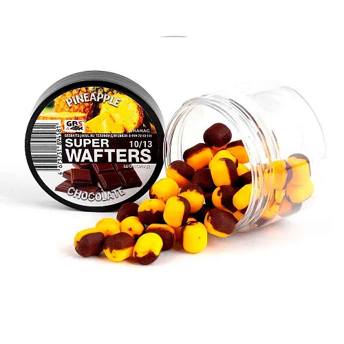 Бойлы нейтральной плавучести (Wafters) GBS Ананас-шоколад 10х13мм