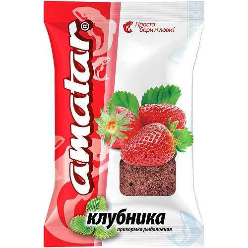 Прикормка Amatar 750г (в упак. 10 шт.) Клубника