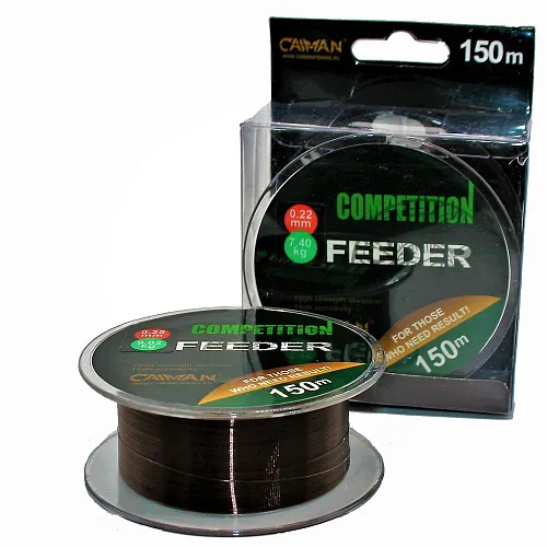 Леска Caiman Competition Feeder Sinking 150м 0,25мм Коричневая