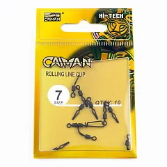 Вертлюг Caiman 216024 Black mat #7 10шт/уп 