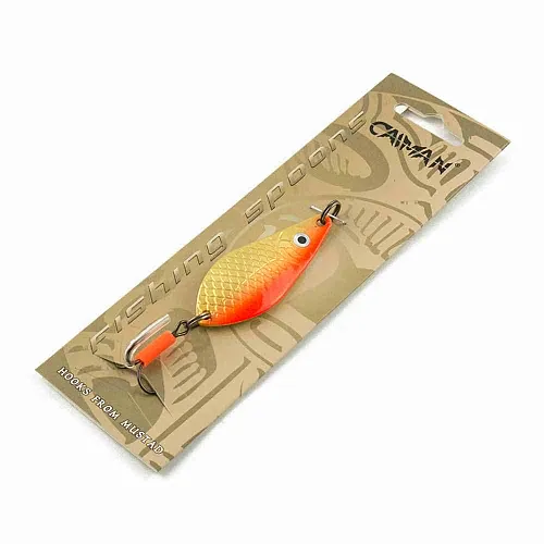 Блесна колеблющаяся Caiman Atom 10гр 5см цвет CN53 (5шт в упак.)