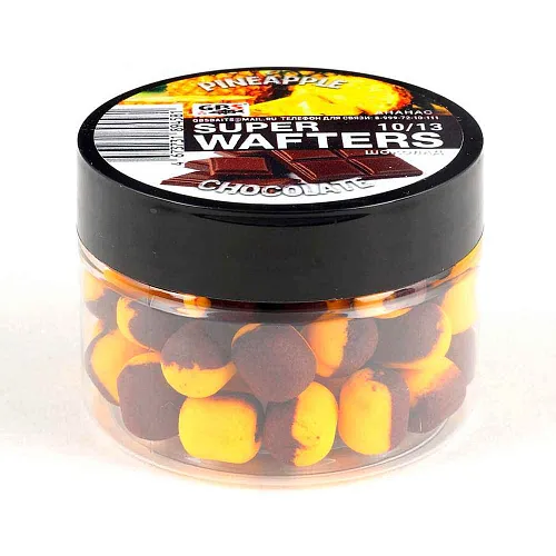 Бойлы нейтральной плавучести (Wafters) GBS Ананас-шоколад 10х13мм