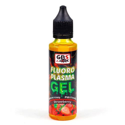 Флюоресцентный гель GBS "Fluoro Plazma" Strawberry Клубника 50 мл