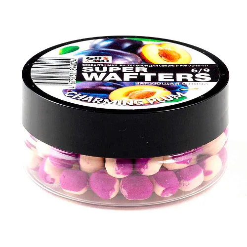 Бойлы нейтральной плавучести (Wafters) GBS Чарующая слива 6х9мм