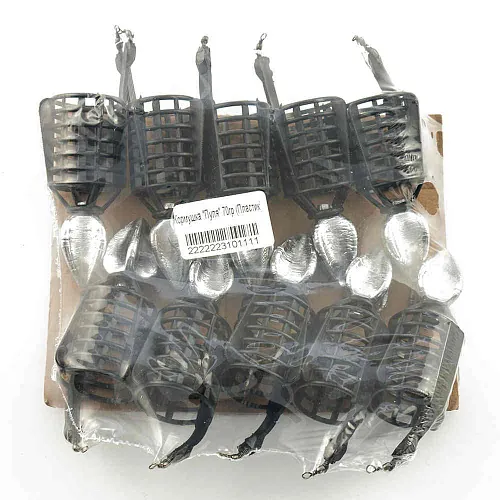 Кормушка IVVA "Пуля" Пластик 70 гр (10шт. в упак.)