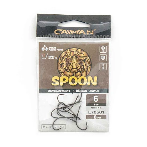 Крючки Caiman Spoon №6 70501