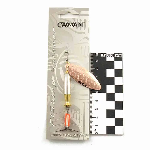 Блесна вращающаяся Caiman Longy Heavy 24гр #3 цвет CA01 (5шт в упак.)