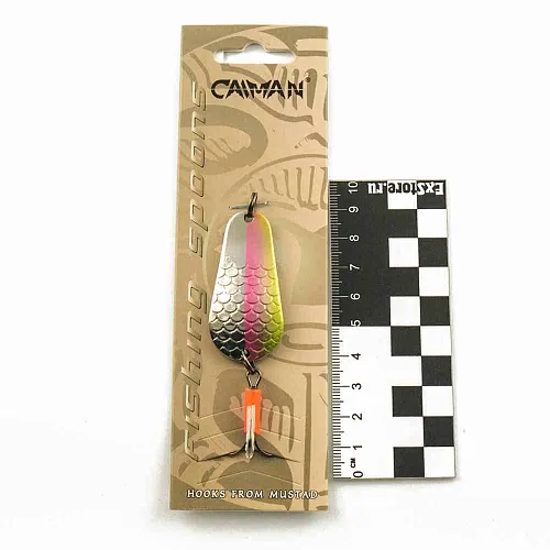 Блесна колеблющаяся Caiman Satir 21гр 5см цвет CN15 (5шт в упак.)