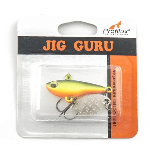 Джиг-блесна Profilux Тэйл-Спиннер 18гр цв. 306 (Желтый-черноспинка)