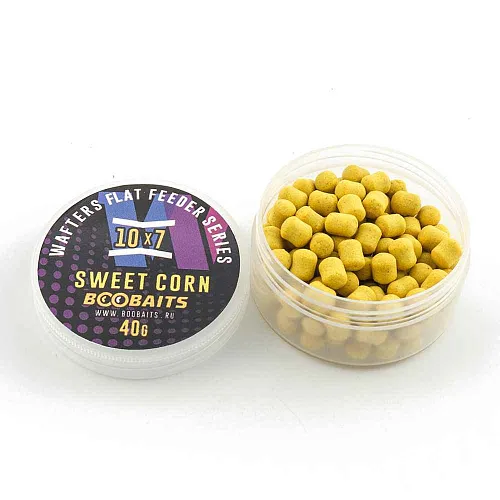 Бойлы BOO Baits Wafters 10x7мм Кукуруза 40гр банка