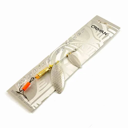 Блесна вращающаяся Caiman Longy Tandem 10гр #3 цвет CA02 (5шт в упак.)