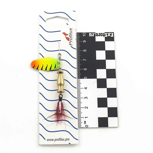 Блесна вращающаяся Profilux Мира 2 7гр цв. 211 регги горизонтальный (5 шт в упак.)