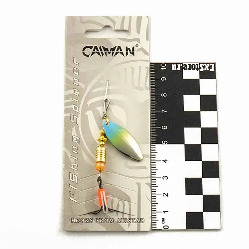 Блесна вращающаяся Caiman Longy classic 6гр #1 цвет CA09 (5шт в упак.)