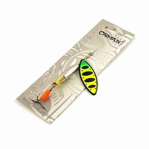 Блесна вращающаяся Caiman Longy Heavy 24гр #3 цвет CA13 (5шт в упак.)