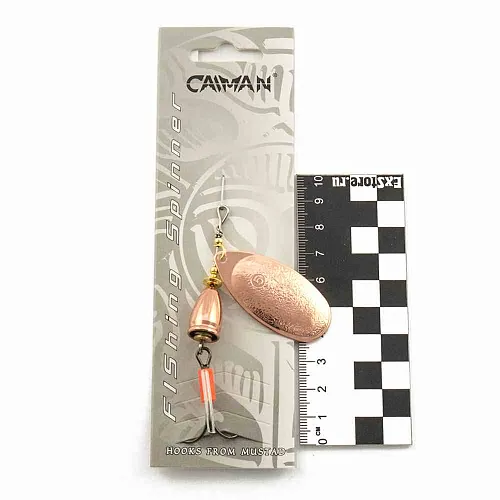 Блесна вращающаяся Caiman Round Accoustic 12гр #5 цвет CA01 (5шт в упак.)