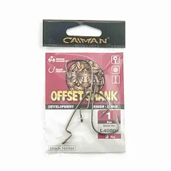 Крючки Caiman Offset Shank №1 40801