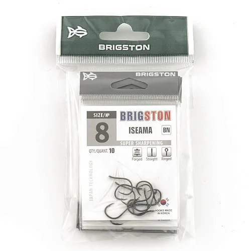 Крючок Brigston Iseama BN № 8 ( уп. 10 шт.)