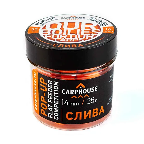 Бойлы Carp House Pop-Up 14 мм Слива (банка)