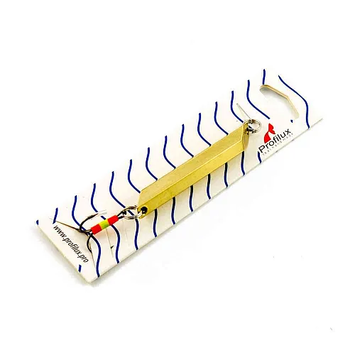 Блесна Profilux шестигранка Ш4 7см 45гр цвет 02 латунь