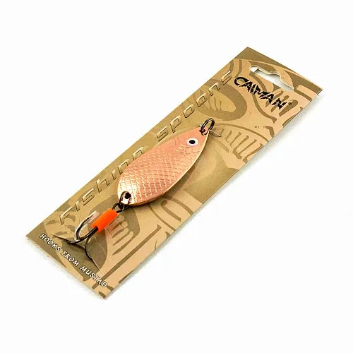 Блесна колеблющаяся Caiman Greedy 18гр 6,3см цвет CN02 (5шт в упак.)