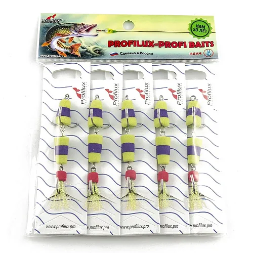 Мандула Profilux "Classic" 2Х цв 01 салатовый-фиолетовый-салатовый