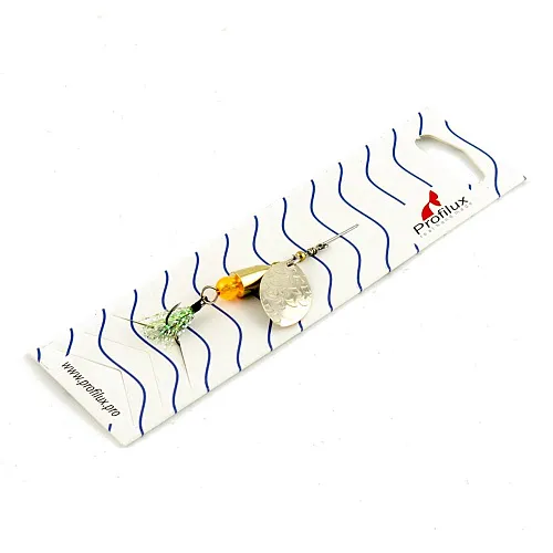 Блесна вращающаяся Profilux Олимпик 1 (4гр) цв. 04 серебро чешуя (5 шт в упак.)