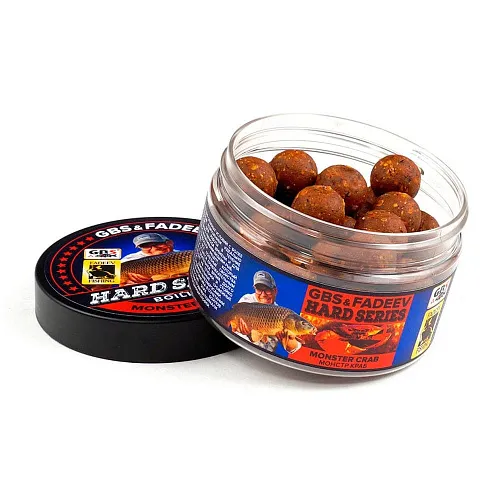 Бойлы варёные насадочные GBS vs Fadeev hard series Monster Crab 20 мм