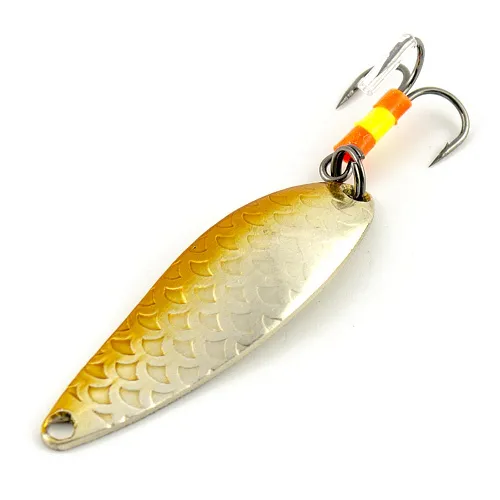 Блесна зимняя Profilux Малек Б 8гр цв. 07 серебро-черноспинка чешуя