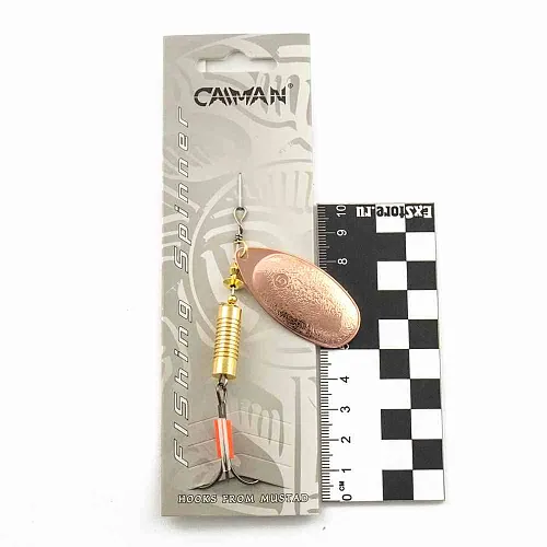 Блесна вращающаяся Caiman Round Classic 12гр #5 цвет CA01 (5шт в упак.)