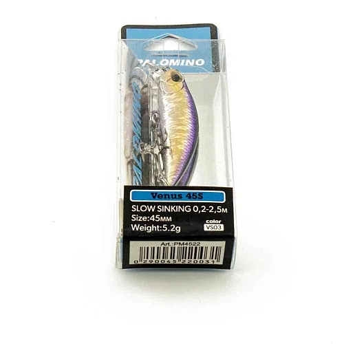 Воблер Palomino Venus 45S 5,2гр 0,2-2,5м цвет 3