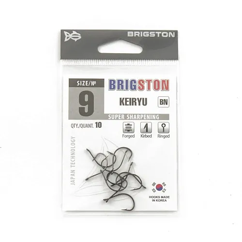 Крючок Brigston Keiryu BN № 9 ( уп. 10 шт.)