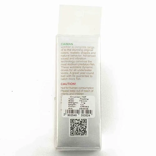 Воблер Caiman Crucian 70F 11g 1м цвет СМ352