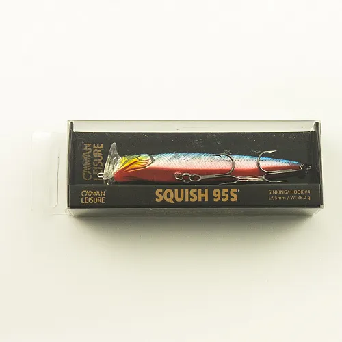 Воблер Caiman Squish 95S 28g sinking цвет СA02