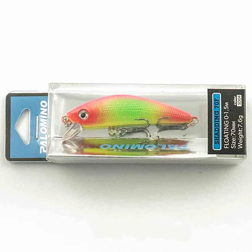 Воблер Palomino Shadding 70F 7,6гр 0-1,5м цвет 4