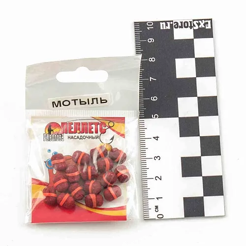 Пеллетс насадочный "Мечта рыболова" Мотыль (20шт в упак)