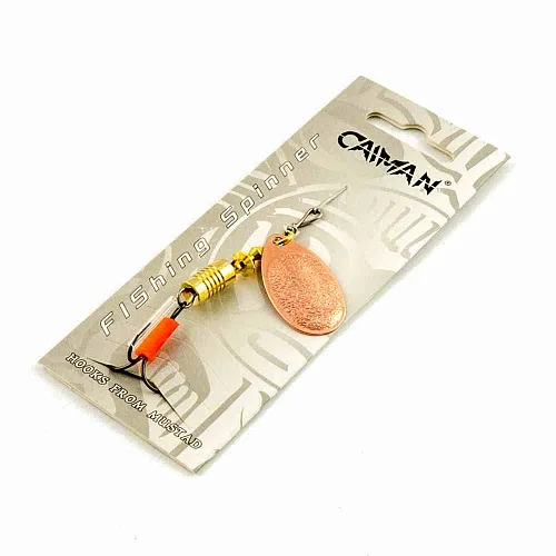 Блесна вращающаяся Caiman Round Classic 8гр #3 цвет CA01 (5шт в упак.)