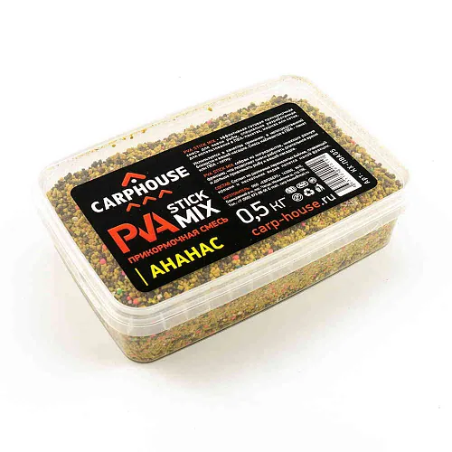 Смесь Carp House для ПВА пакетов Ананас 0,5кг