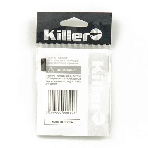 Крючок офсетный Killer Wide range worm № 5/0