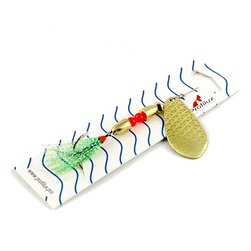 Блесна вращающаяся Profilux Таймень Б 15гр цв. 05 латунь чешуя (5 шт в упак.)