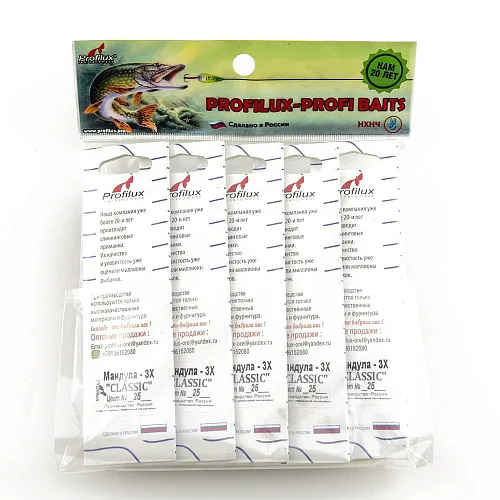 Мандула Profilux "Classic" 3Х цв 25 черный-красный-черный