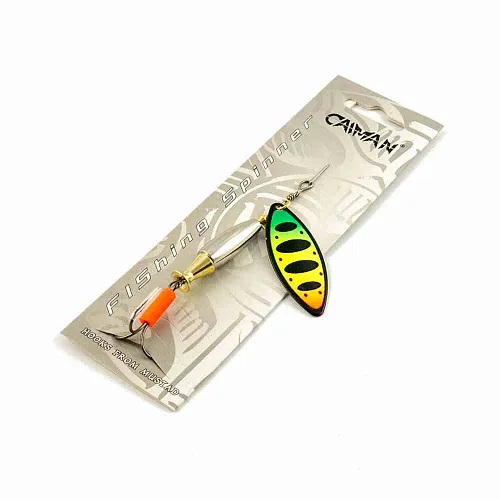 Блесна вращающаяся Caiman Longy Heavy 24гр #3 цвет CA24 (5шт в упак.)