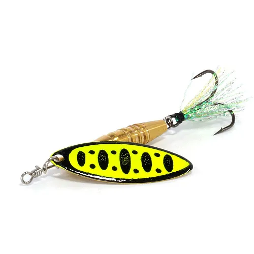 Блесна вращающаяся Profilux Лонги 12гр цв. 004 желтый (5 шт в упак.)