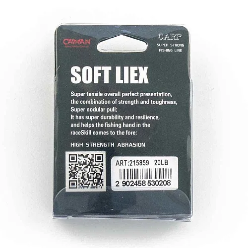 Поводочный материал без оплетки Caiman Soft Flex Green+black 10m 20lbs 245853